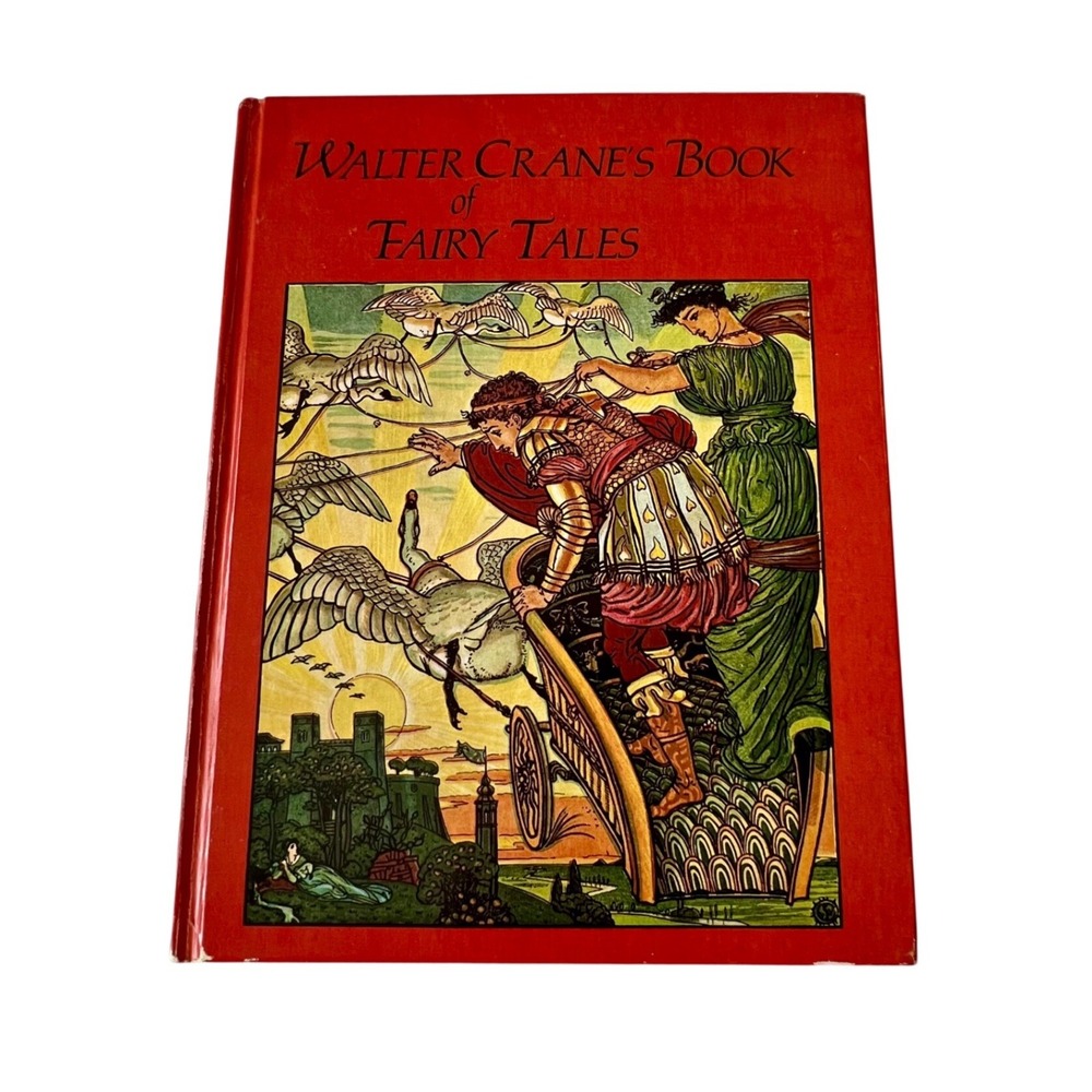 Walter Crane's Book of Fairy‎ Tales Hardcover Castle Books Vintage Illustration